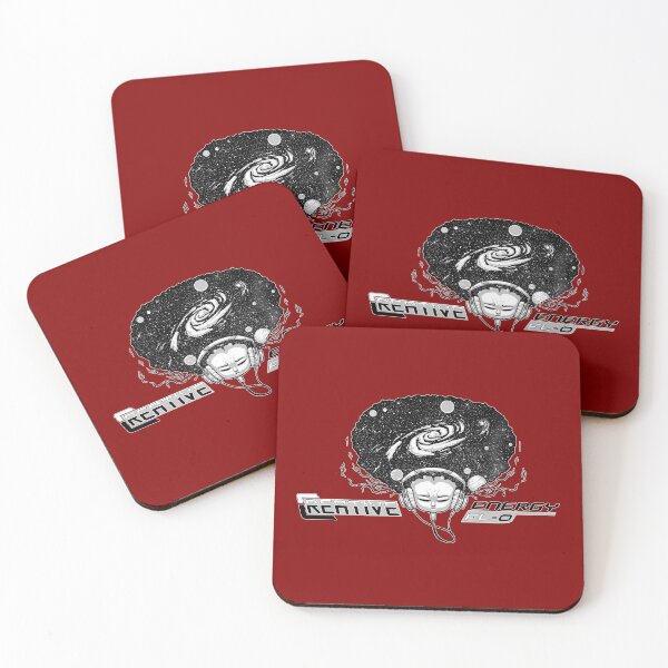 Item preview, WEIRDO - Creative Energy Flo - Universe - Black and White - Dark Red designed and sold by hector2ortega.