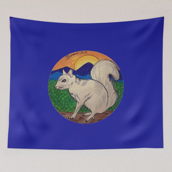 Item preview, Brevard NC White Squirrel designed and sold by Rachel Baxter.