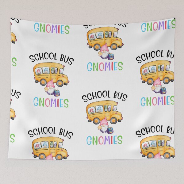 Item preview, School Bus Gnomies, School Gnomies designed and sold by SportyDogShop.