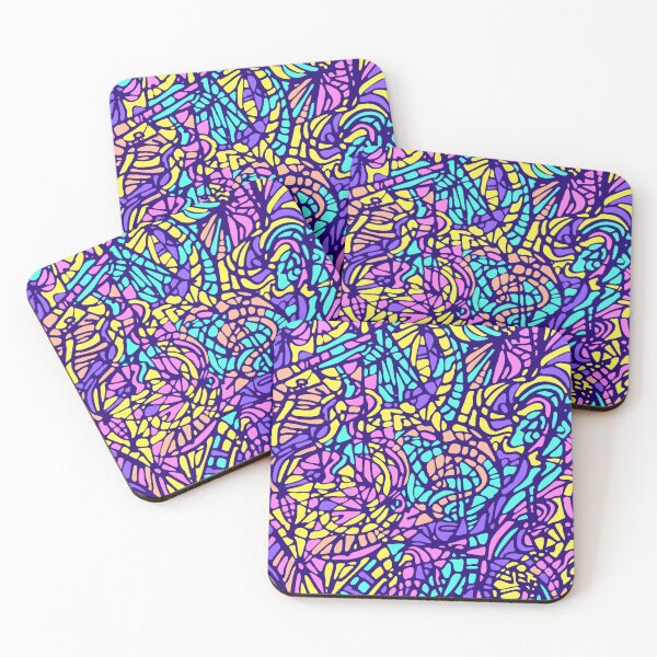 Item preview, Psychedelic multicoloured sketch designed and sold by contegaga.