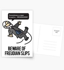 Beware of Freudian Slips Postcards
