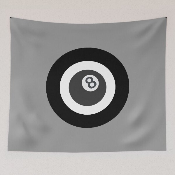 Item preview, 8 Ball retro pool roundel design designed and sold by ModSupporters.