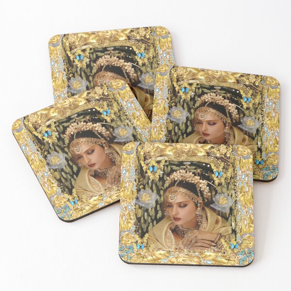 Item preview, butterflies lotus women of the world edit Indian lady vintage bride edit mysticladyart women of the world series rekha bollywood  designed and sold by mystic lady vintage art and fashion designs.