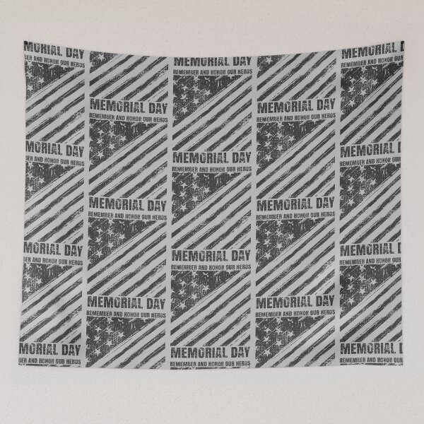 Item preview, Vintage Edition, Memorial Day American Flag Remember and Honor Our Heros designed and sold by CharJens.