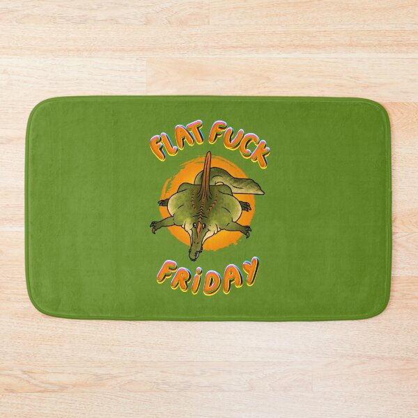 Item preview, Flat Spinosaurus - Flat Fuck Friday Meme designed and sold by saradrawspaleo.