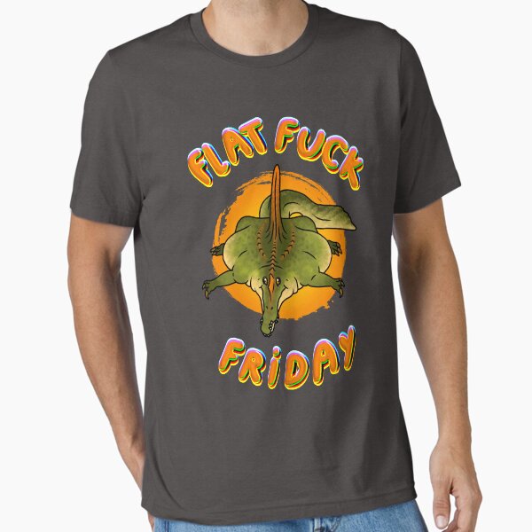Flat Spinosaurus - Flat Fuck Friday Meme Essential T-Shirt