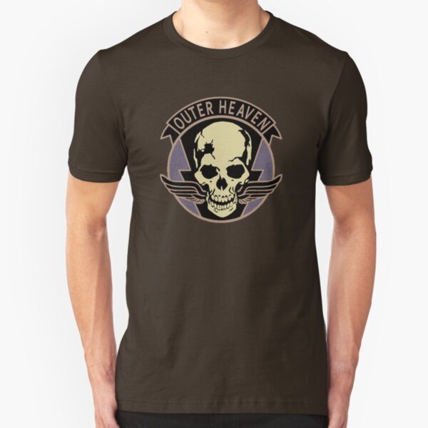 Metal Gear Solid V - Outer Heaven (Black) Slim Fit T-Shirt