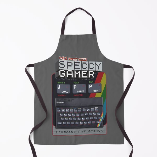 Item preview, Old School Speccy Gamer - Program: Ant Attack | Sinclair ZX Spectrum Personal Computer - 80s Retro Game - Rubber Keyboard designed and sold by RetroTeeStudio.