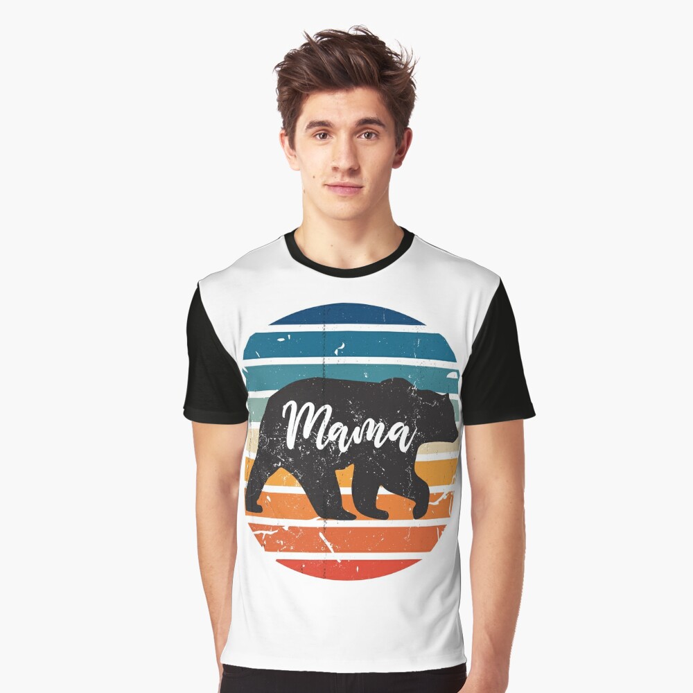 The Printed Home  MAMA BEAR Vintage T-Shirt