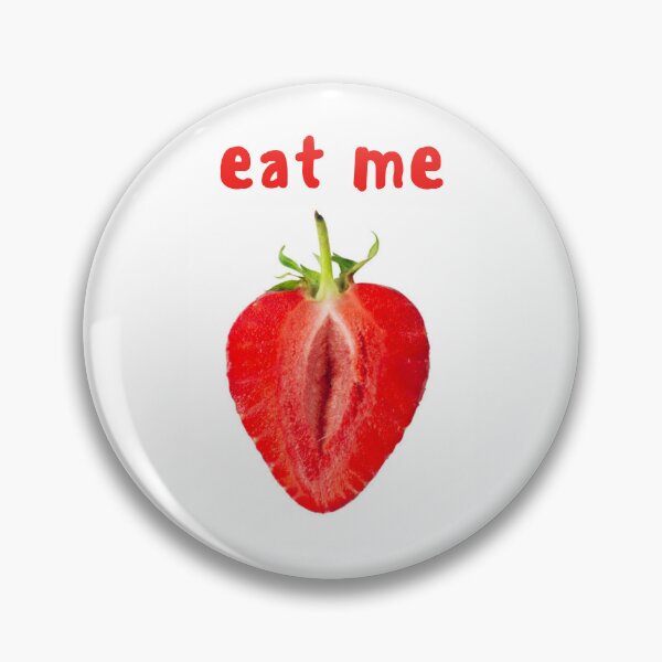 Item preview, Eat Me - Strawberry designed and sold by Teepocalypse.