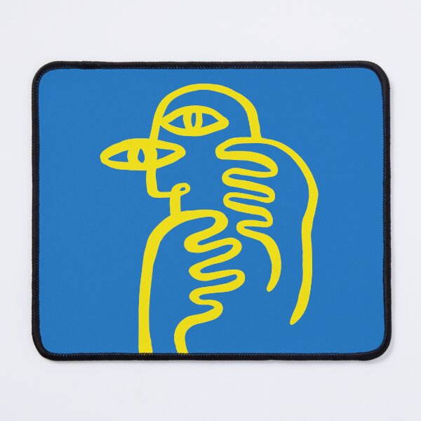 Item preview, Support Ukraine Think Yellow on Blue designed and sold by ceciliawaxberg.
