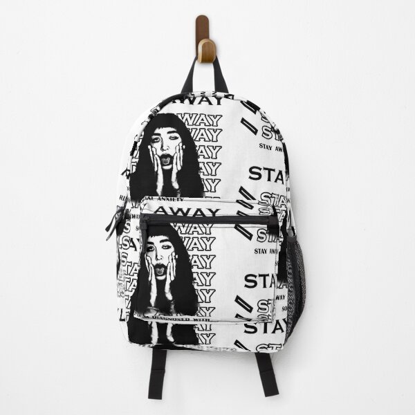 Item preview, stay away i am diagnosed with social anxiety white designed and sold by mona mour.