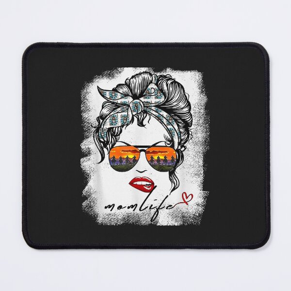 Item preview, Women Mom Life Bleached Costume Mom Life Leopard Messy Bun designed and sold by AnitaJGreenspan.