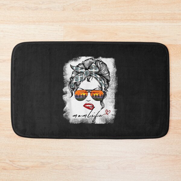 Item preview, Women Mom Life Bleached Costume Mom Life Leopard Messy Bun designed and sold by AnitaJGreenspan.
