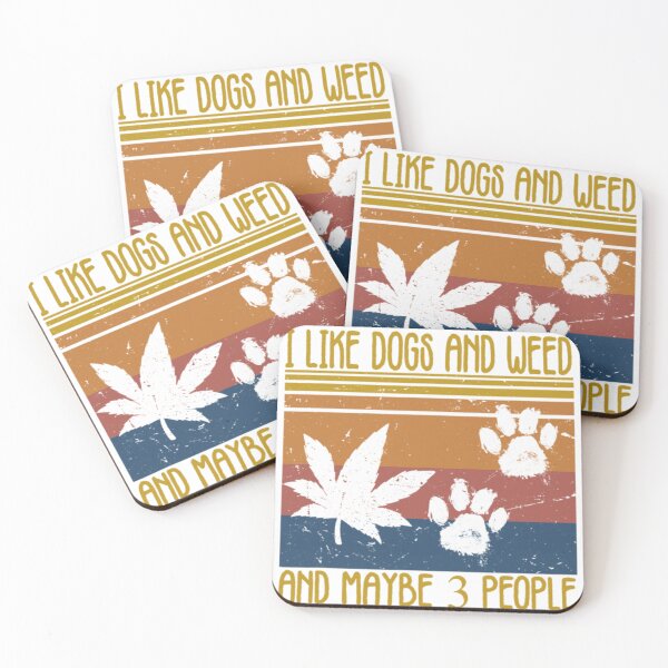 Item preview, I Like Dog And Weed And Maybe 3 People Matching Lover designed and sold by Chad6438.