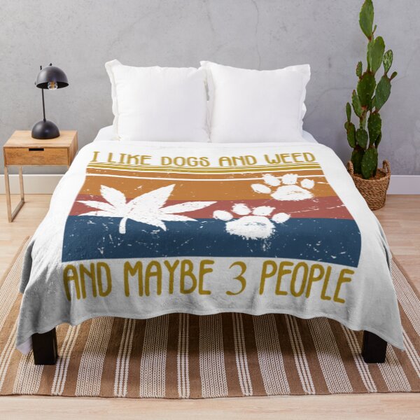 Item preview, I Like Dog And Weed And Maybe 3 People Matching Lover designed and sold by Chad6438.