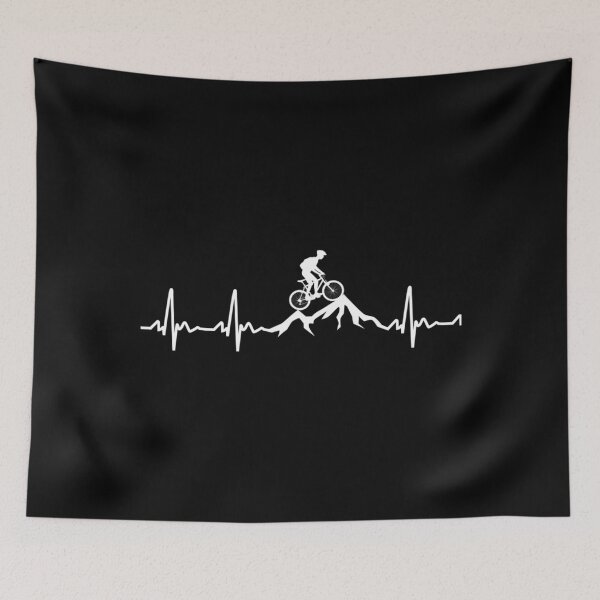 Item preview, Mountain Bike Heartbeat Funny MTB Dirt Bike Shirt Classic . designed and sold by ectorzztruma.