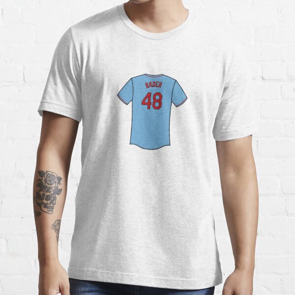 Harrison Bader 48 Jersey Number Sticker Essential T-Shirt for Sale by  ayeshab6wc