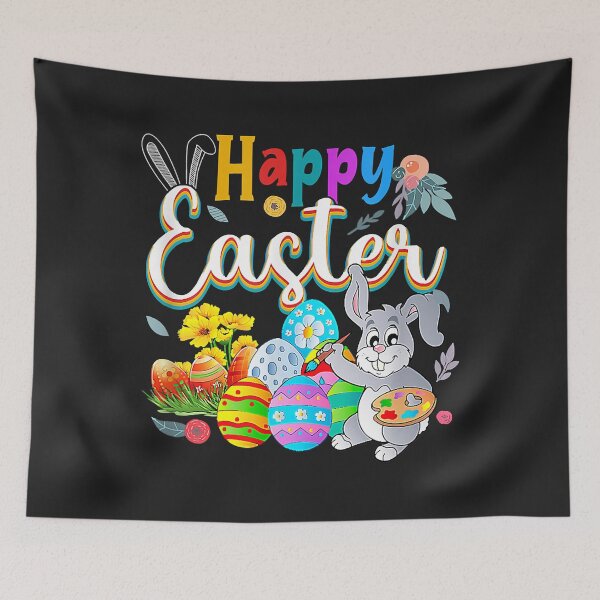 Item preview, Womens Happy Easter Day Cute Bunny With Eggs Easter designed and sold by AnitaJGreenspan.