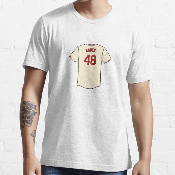 Harrison Bader 48 Jersey Number Sticker Essential T-Shirt for Sale by  ayeshab6wc