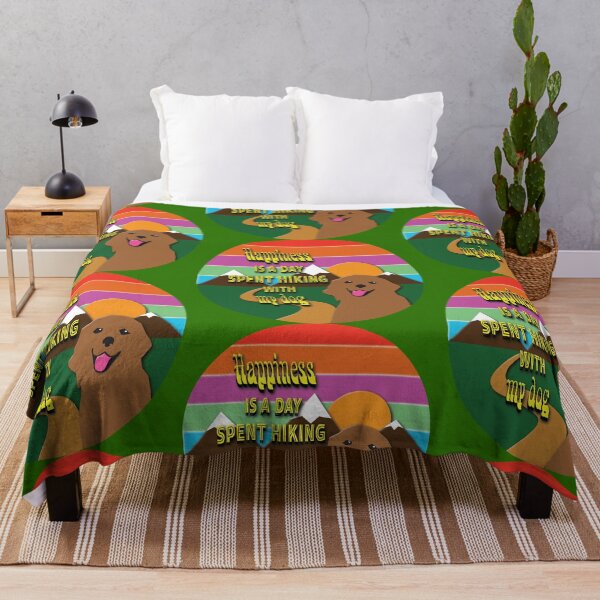Item preview, Happiness is a Day Spent Hiking with My Dog designed and sold by Wayne Pyle.