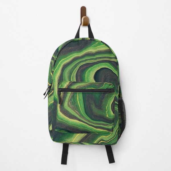 Item preview, Vivid green Waves abstract designed and sold by Quoppidou.