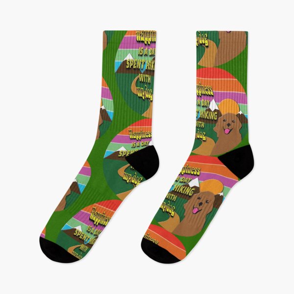 Item preview, Happiness is a Day Spent Hiking with My Dog designed and sold by Wayne Pyle.