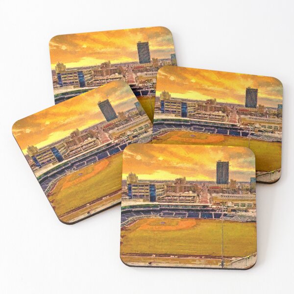 Item preview, Potter County Memorial Stadium, Amarillo, at sunset designed and sold by NickoPrints.