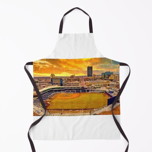 Item preview, Potter County Memorial Stadium, Amarillo, at sunset designed and sold by NickoPrints.