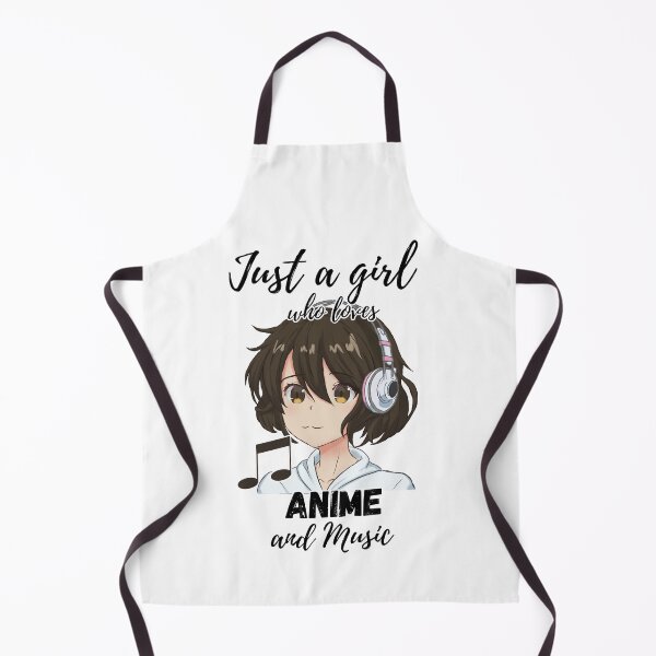 Item preview, Just a girl who loves Anime and Music Anime Girl designed and sold by BBMarioni.