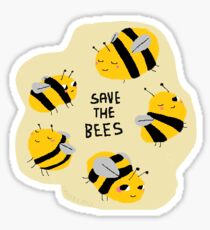 save the bees Sticker