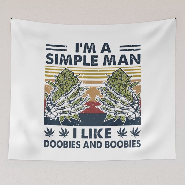 Item preview, I Like Doobies And Boobies Cannabis Smoker designed and sold by Chad6438.