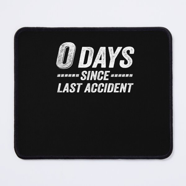 Item preview, Zero Days Since Last Accident Funny Injury Get Well Recovery designed and sold by Leslie Smith.