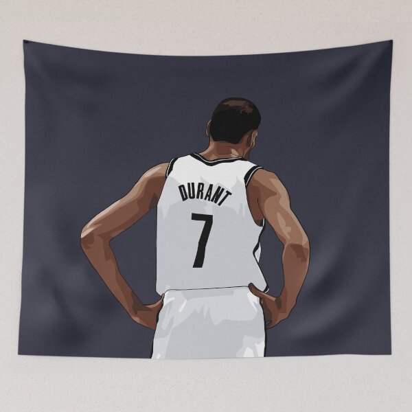 Item preview, Kevin Durant Vector Back White Above Waist Qiangy designed and sold by qiangdade.