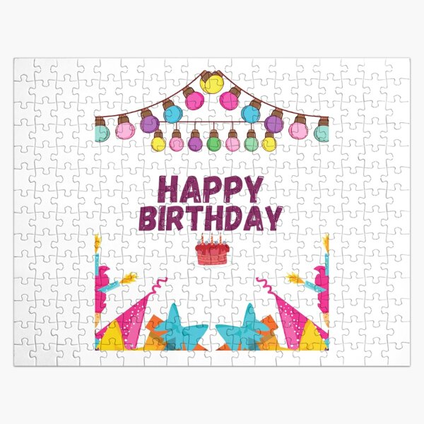 Happy Birthday Gif Jigsaw Puzzles for Sale