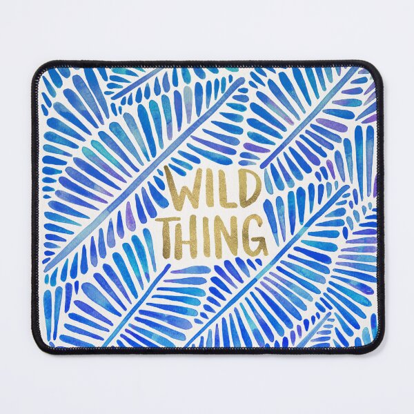 Item preview, Wild Thing – Blue & Gold designed and sold by Cat Coquillette.