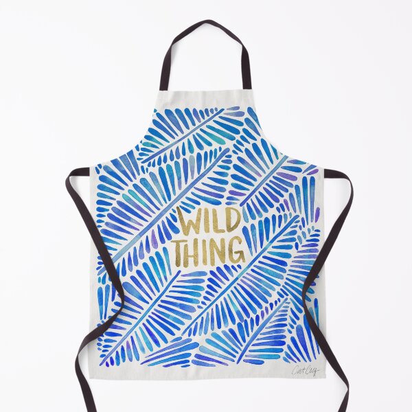 Item preview, Wild Thing – Blue & Gold designed and sold by Cat Coquillette.