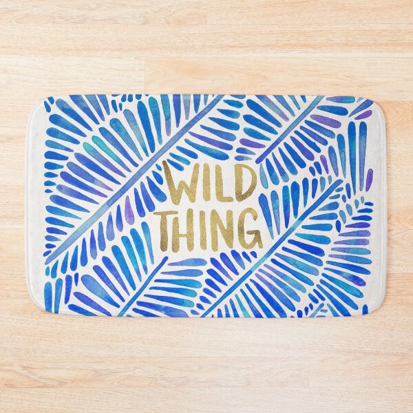Item preview, Wild Thing – Blue & Gold designed and sold by Cat Coquillette.