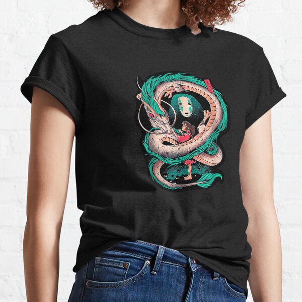 Graphic Away Spirited Face Fans Classic T-Shirt