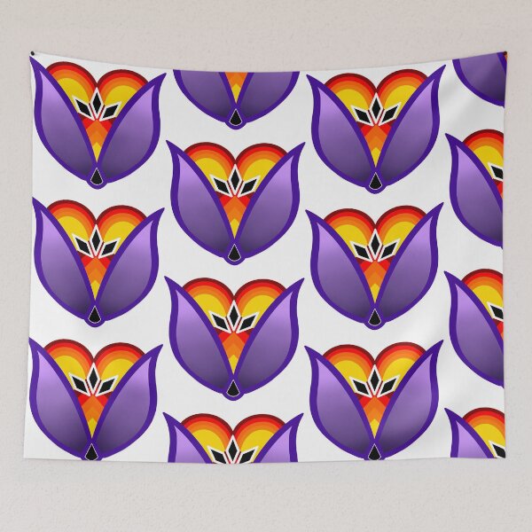 Item preview, Purple Floral designed and sold by Niibidoon.