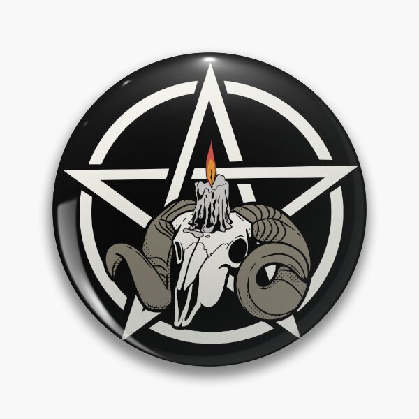 Item preview, Ram Skull Pentagram designed and sold by Lylabean22.