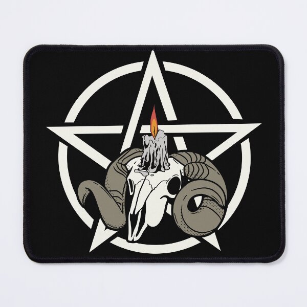 Item preview, Ram Skull Pentagram designed and sold by Lylabean22.