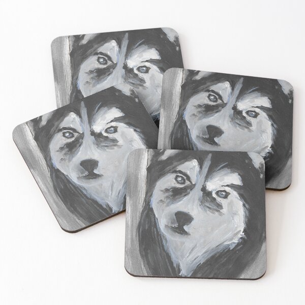 Item preview, Alaskan Husky - Gouache Painting designed and sold by Hallamalla.