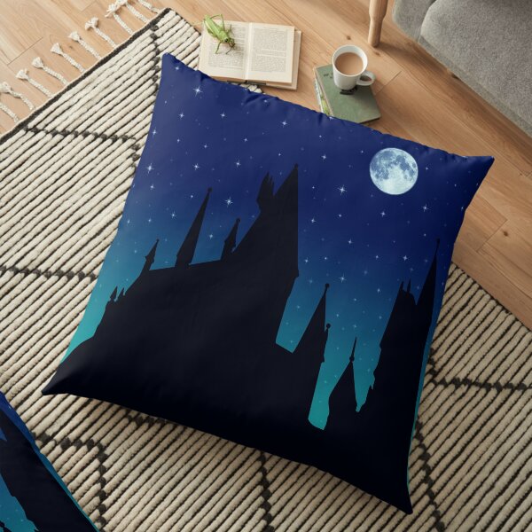 Mond und Burg Bodenkissen