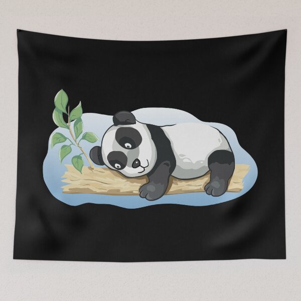 Item preview, Baby Panda Sleeping on Bamboo Tree designed and sold by JOY STORE 45.