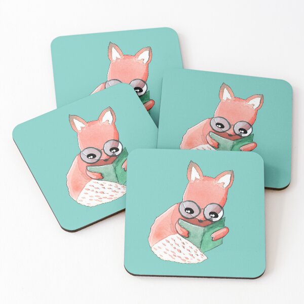 Item preview, Bookworm introvert fox designed and sold by SD-illustration.
