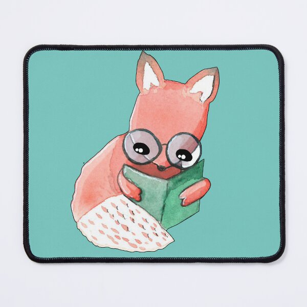 Item preview, Bookworm introvert fox designed and sold by SD-illustration.