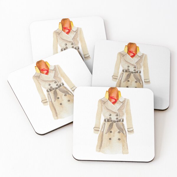 Item preview, Morbid Hotdog in a Trenchcoat designed and sold by SunriseDrive.