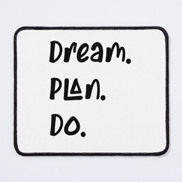 Item preview, Dream Plan Do - sticker - black ...bb designed and sold by yasarh.