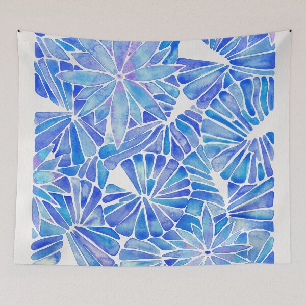 Item preview, Water Lilies – Blue designed and sold by Cat Coquillette.